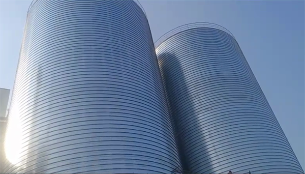 高唐2座混凝土高架卷板仓